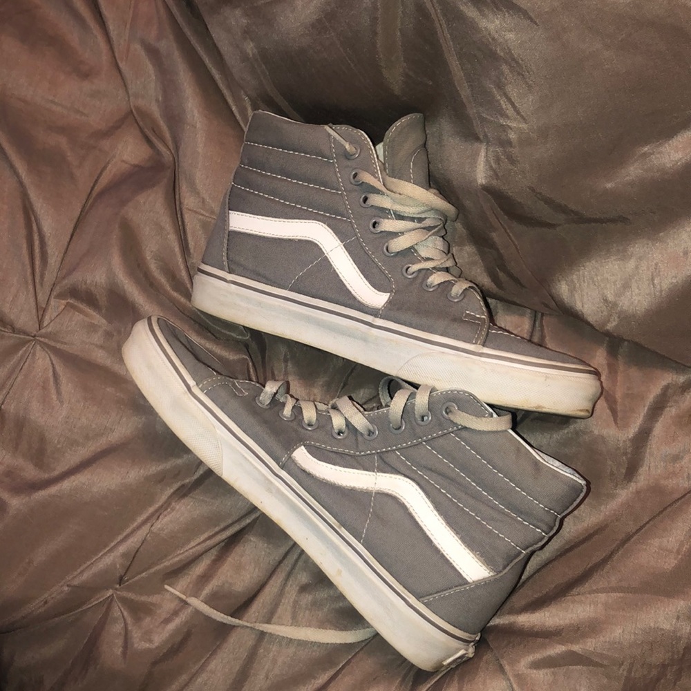Women’s Gray Hightop Vans
